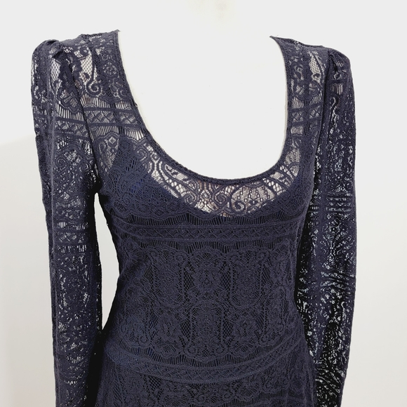 Free People - Victorian Loves Lace Dress - large - Picture 2 of 6